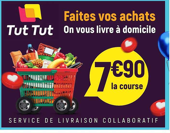 Faites vos achats On vous livre à domicile