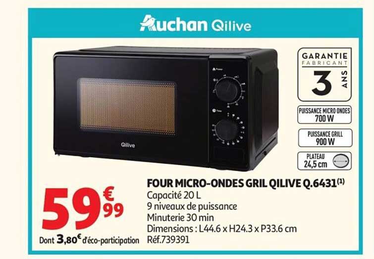 FOUR MICRO-ONDES GRIL QILIVE Q.6431