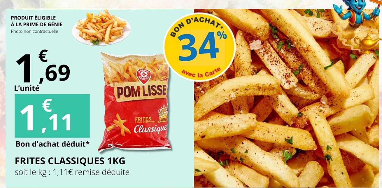 FRITES CLASSIQUES 1KG