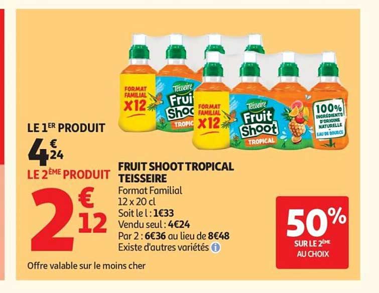 FRUIT SHOOT TROPICAL TEISSEIRE