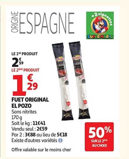 FUET ORIGINAL EL POZO