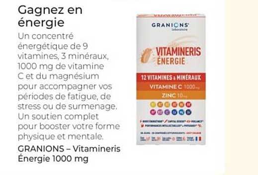 Gagnez en énergie