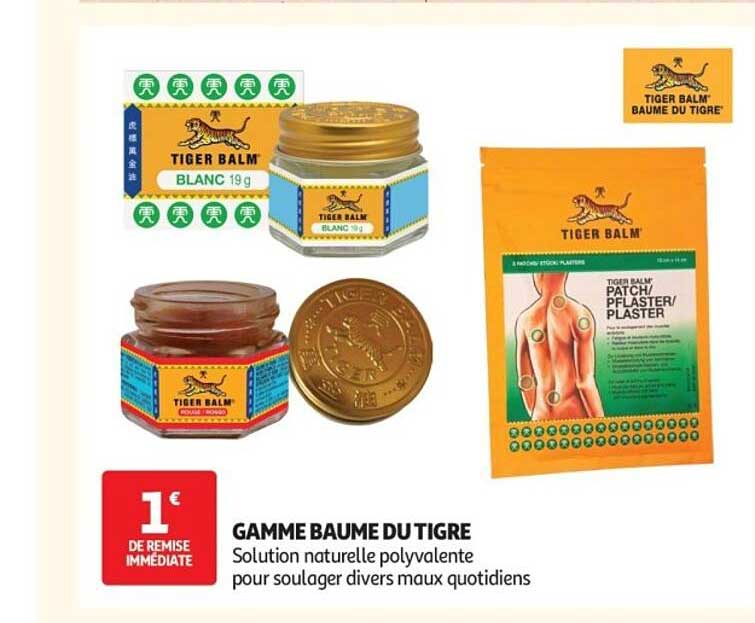 GAMME BAUME DU TIGRE