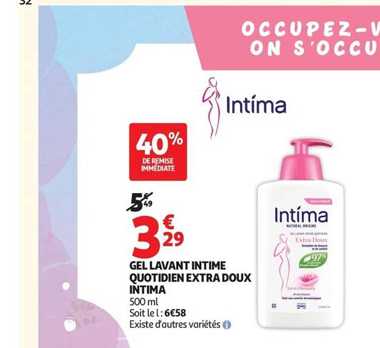 GEL LAVANT INTIME QUOTIDIEN EXTRA DOUX INTIMA