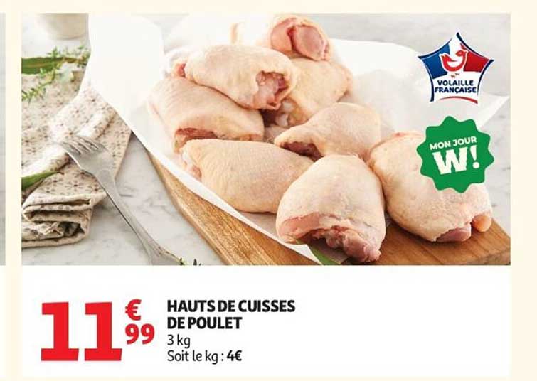 HAUTS DE CUISSES DE POULET