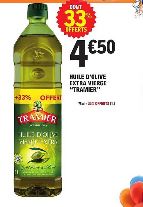 HUILE D’OLIVE EXTRA VIERGE “TRAMIER”