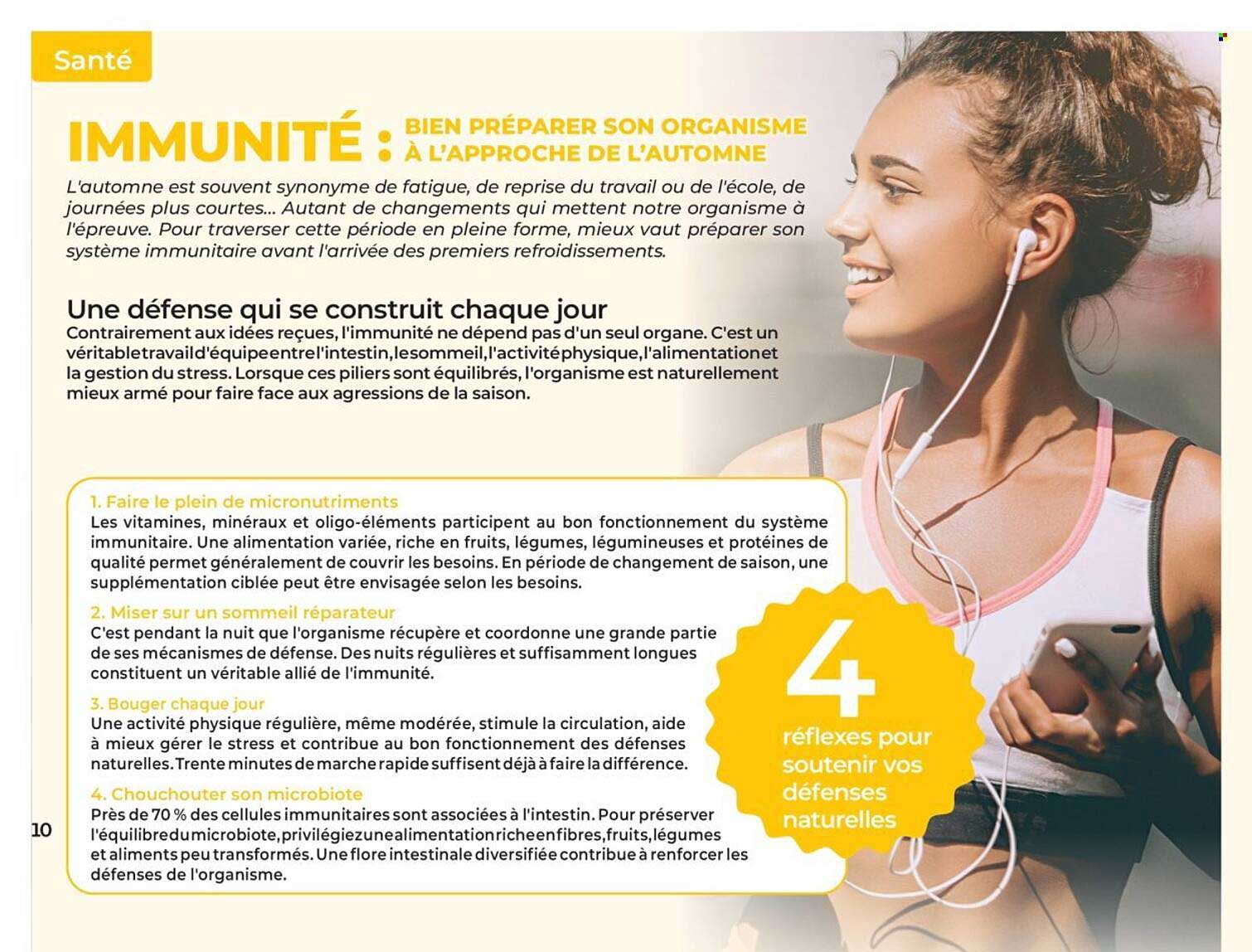 IMMUNITÉ : BIEN PRÉPARER SON ORGANISME À L'APPROCHE DE L'AUTOMNE