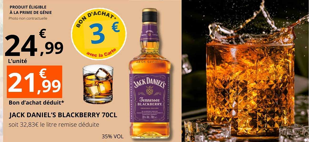 JACK DANIEL'S BLACKBERRY 70CL