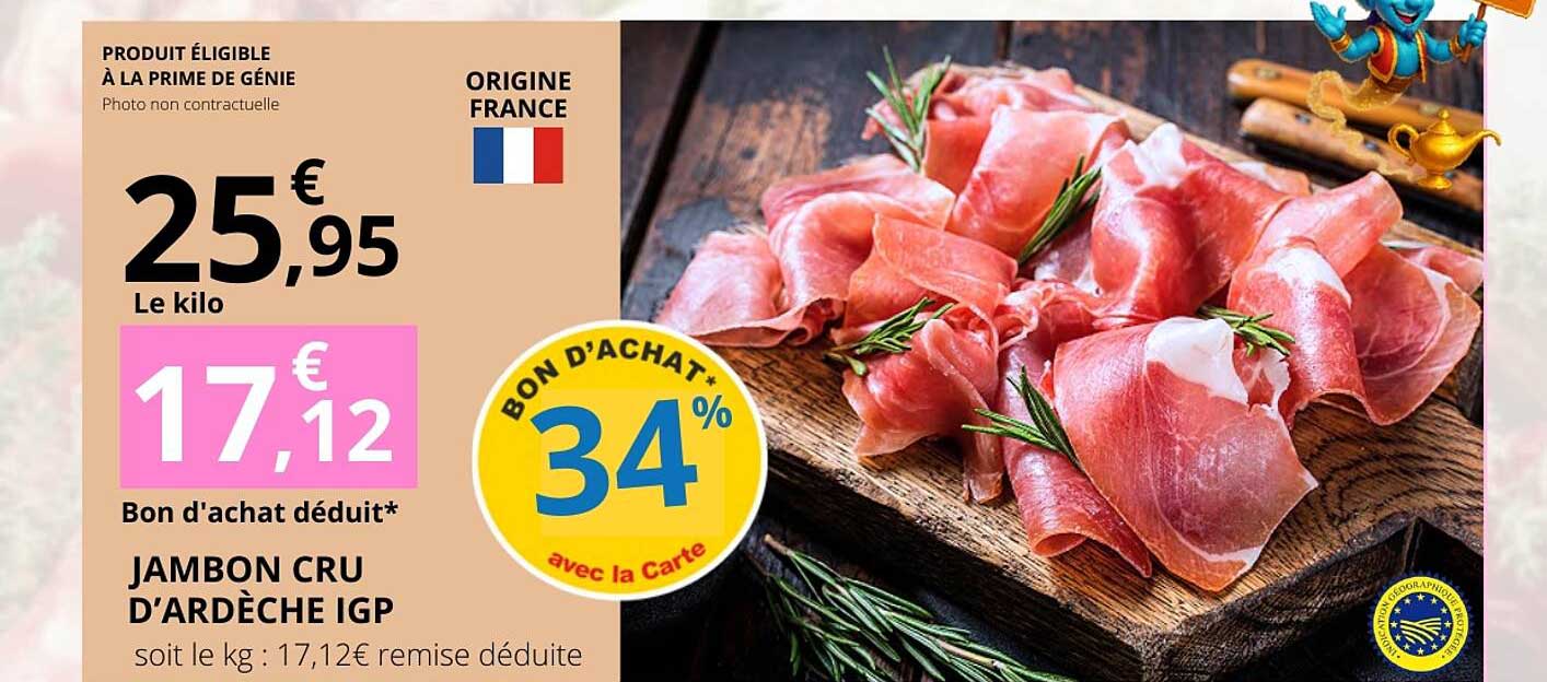 JAMBON CRU D'ARDÈCHE IGP