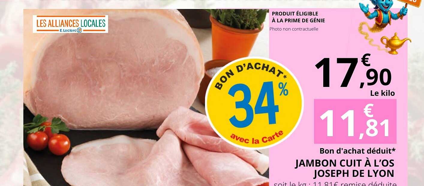 JAMBON CUIT À L’OS JOSEPH DE LYON