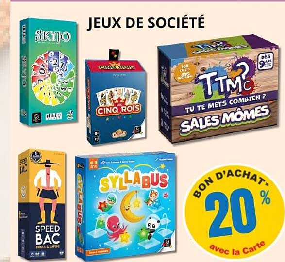 JEUX DE SOCIÉTÉ