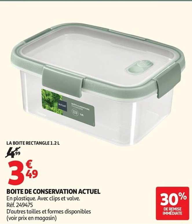 LA BOITE RECTANGLE 1,2 L