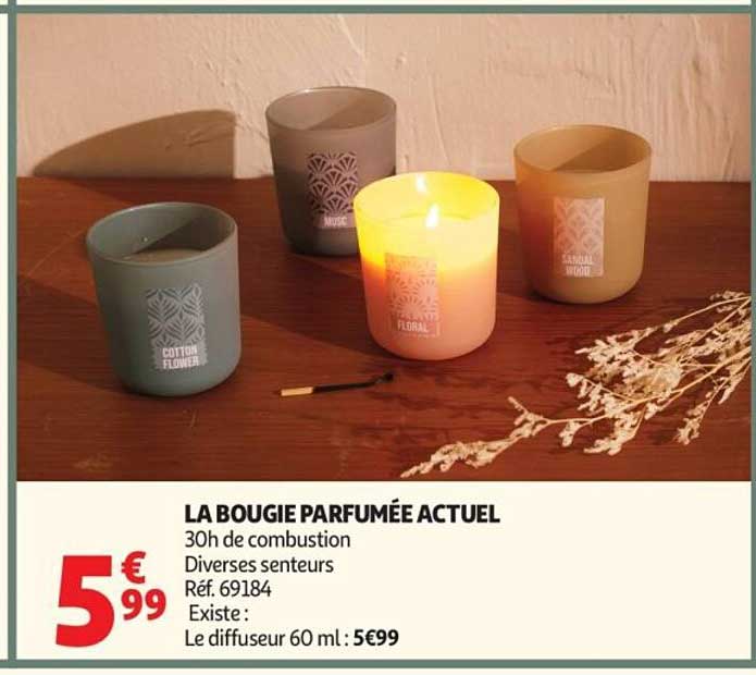 LA BOUGIE PARFUMÉE ACTUEL