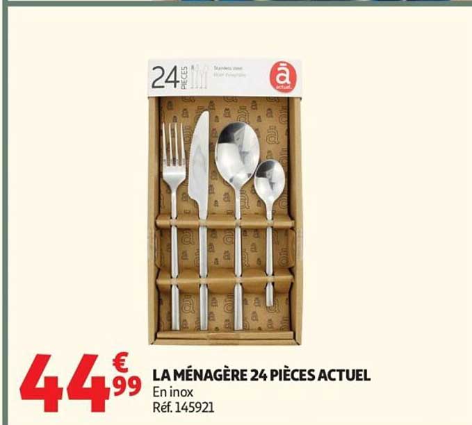 LA MÉNAGÈRE 24 PIÈCES ACTUEL