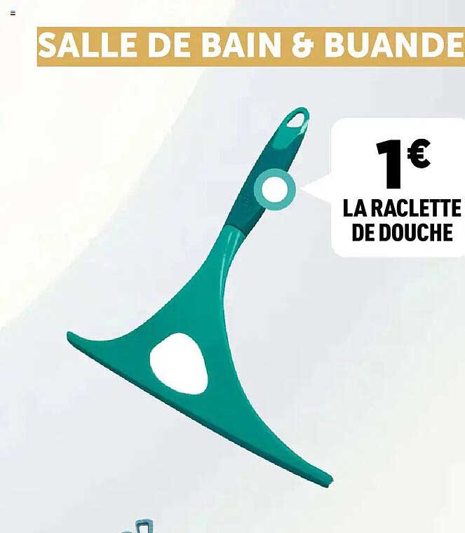 LA RACLETTE DE DOUCHE