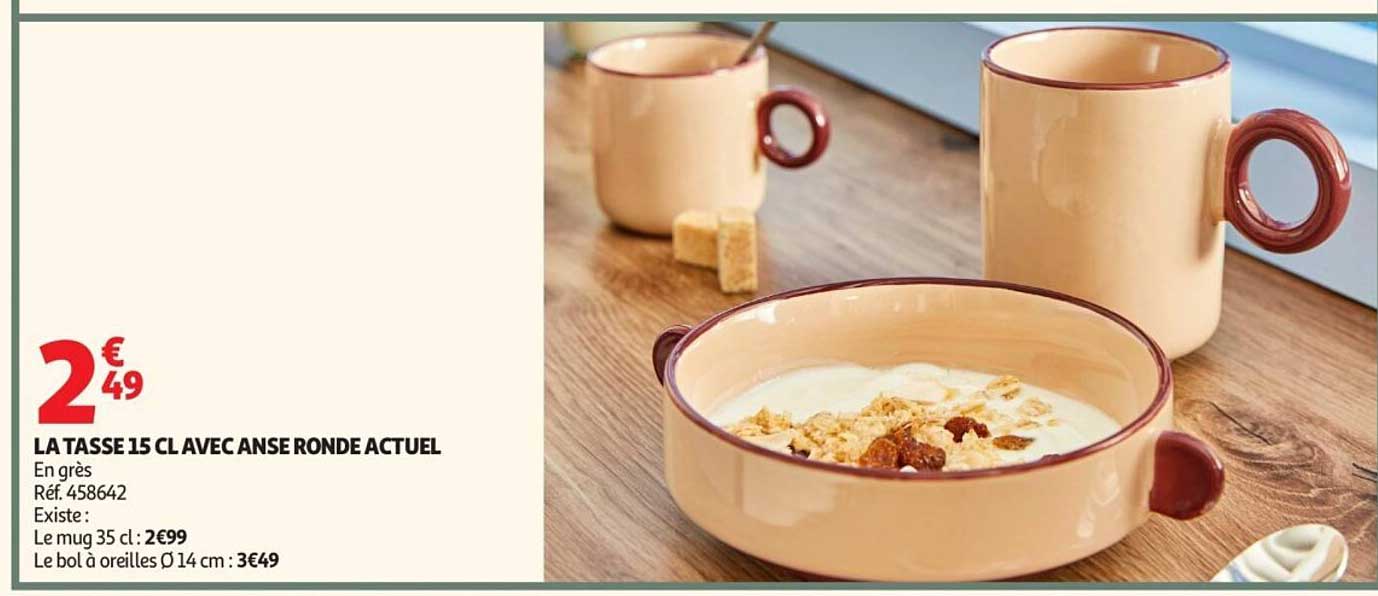 LA TASSE 15 CL AVEC ANSE RONDE ACTUEL