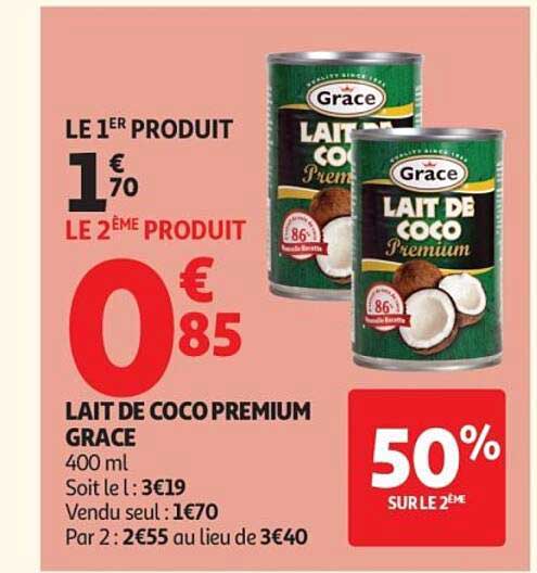 LAIT DE COCO PREMIUM GRACE