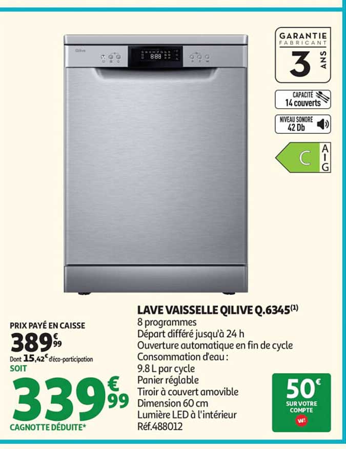 LAVE VAISSELLE QILIVE Q.6345(1)