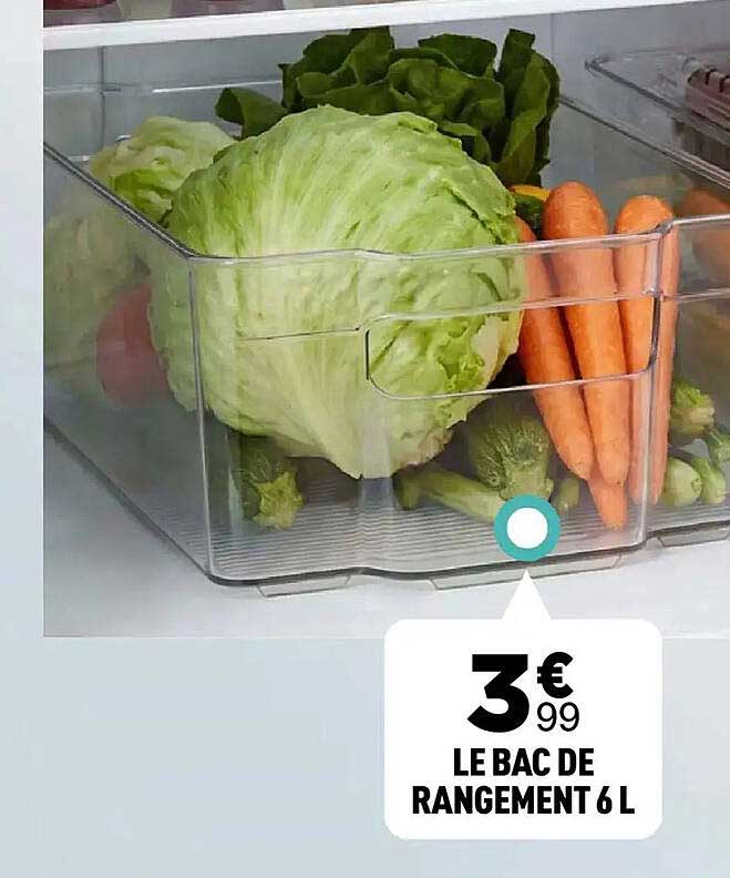 LE BAC DE RANGEMENT 6 L