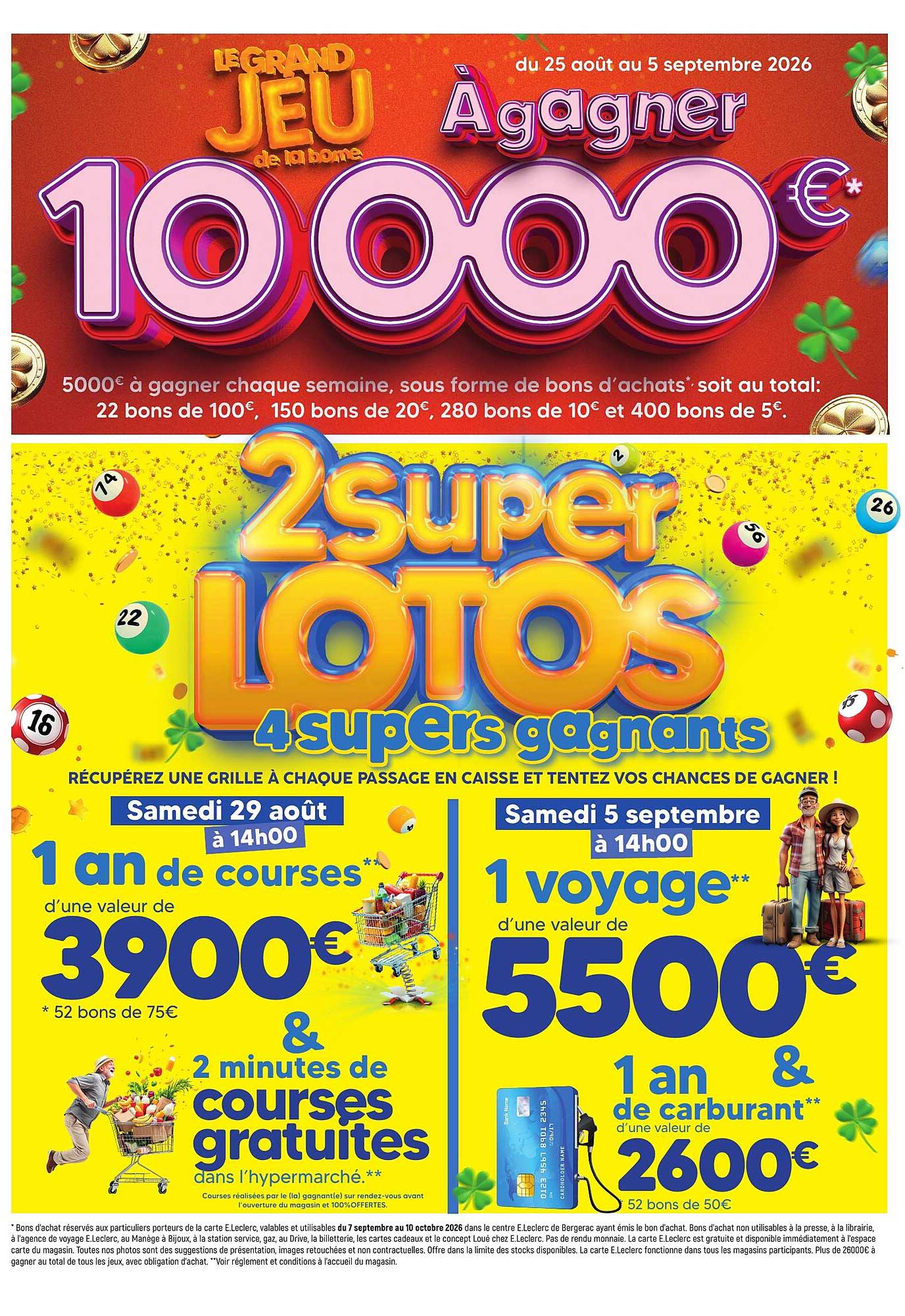 LE GRAND JEU de la bonne à gagner 10000€*