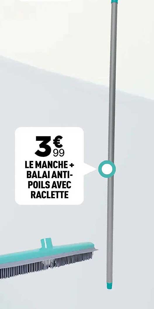 LE MANCHE + BALA I ANTI-POILS AVEC RACLETTE