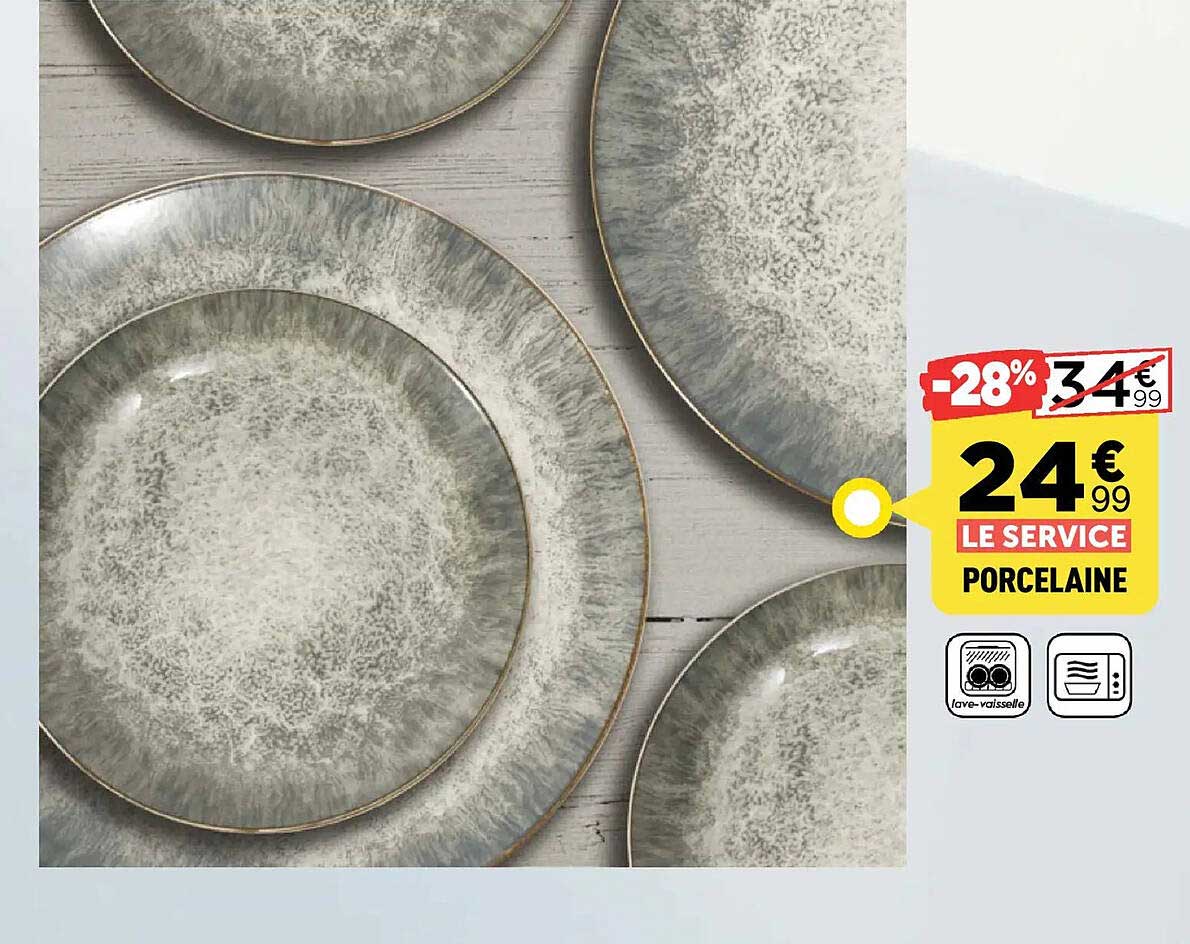LE SERVICE PORCELAINE