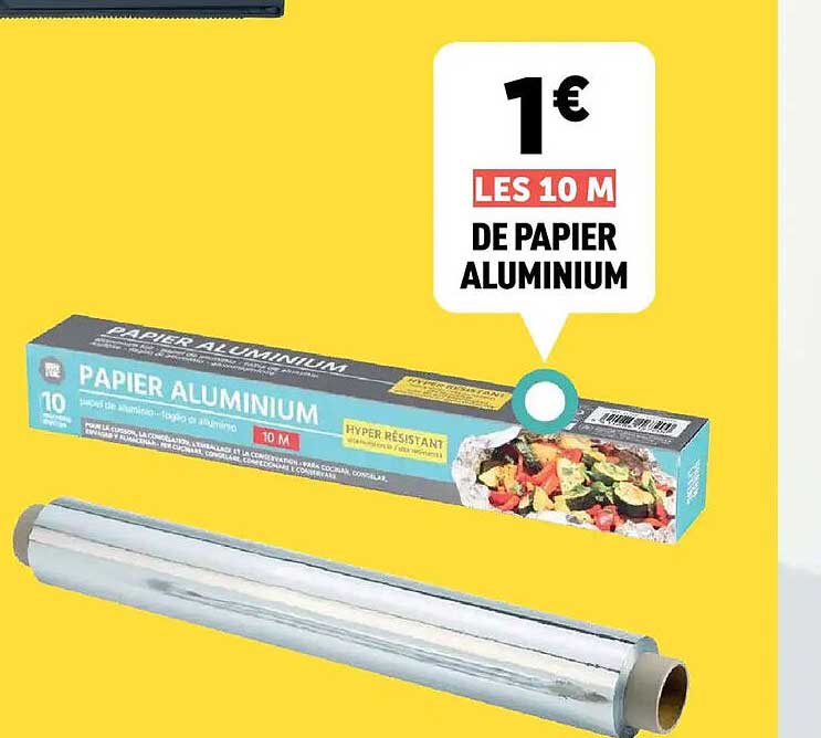 LES 10 M DE PAPIER ALUMINIUM