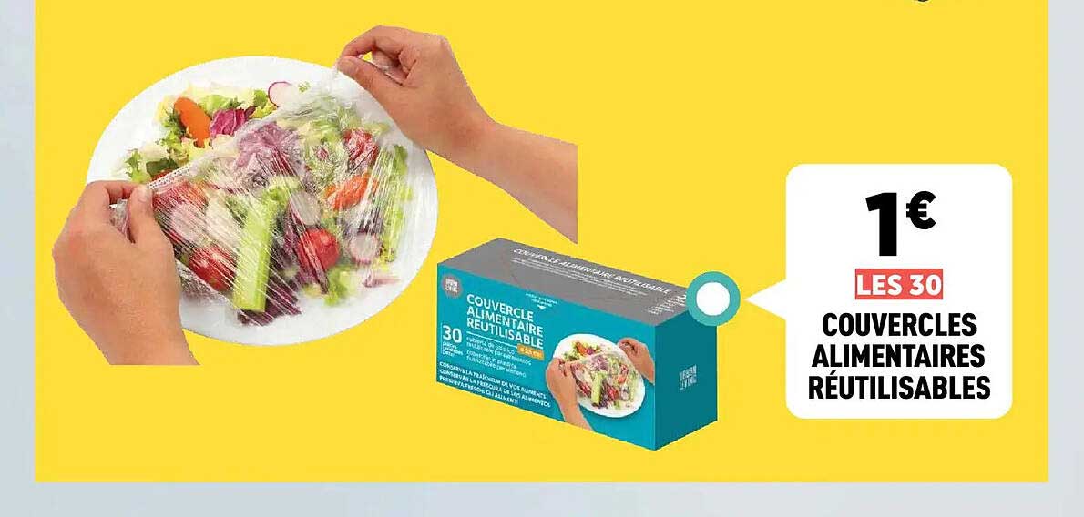 LES 30 COUVERCLES ALIMENTAIRES RÉUTILISABLES