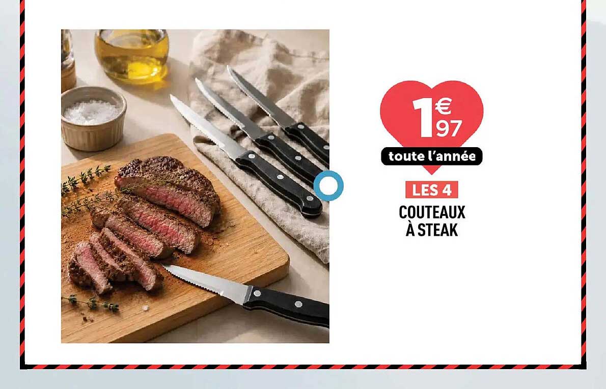 LES 4 COUTEAUX À STEAK
