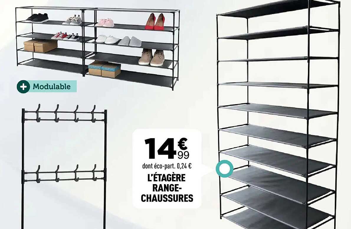 L'ÉTAGÈRE RANGE-CHAUSSURES