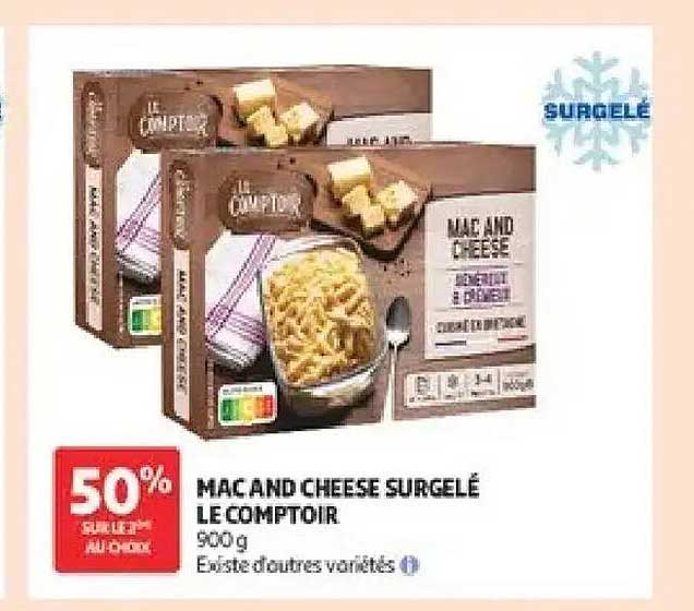 MAC AND CHEESE SURGELÉ LE COMPTOIR