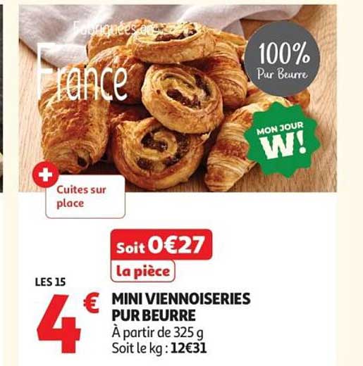 MINI VIENNOISERIES PUR BEURRE