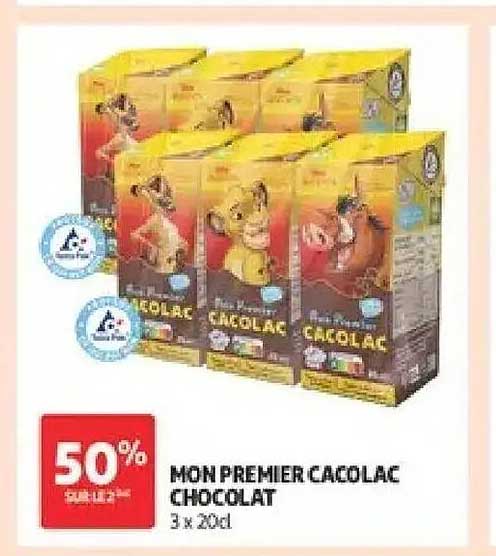 MON PREMIER CACOLAC CHOCOLAT 3 x 20cl
