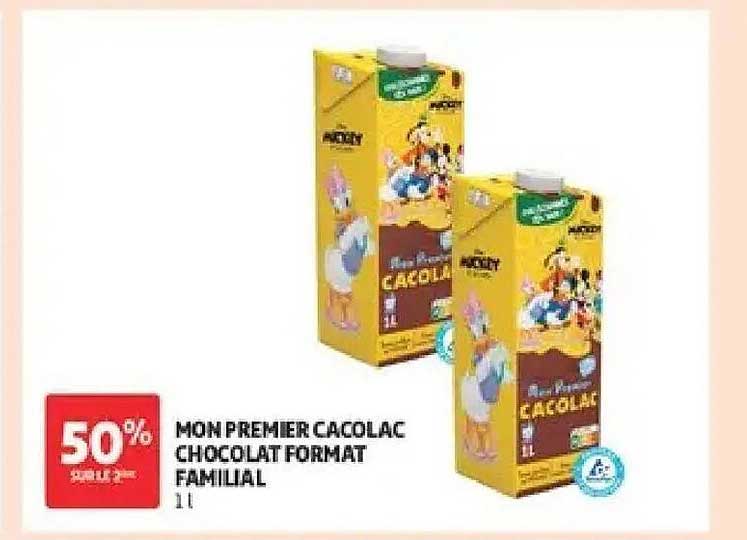 MON PREMIER CACOLAC CHOCOLAT FORMAT FAMILIAL 1L