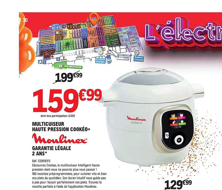 MULTICUISEUR HAUTE PRESSION COOKEO+ Moulinex