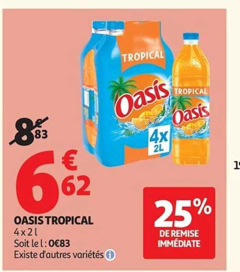 OASIS TROPICAL 4 x 2 L