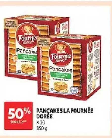 PANCAKES LA FOURNÉE DORÉE X 10 350 g