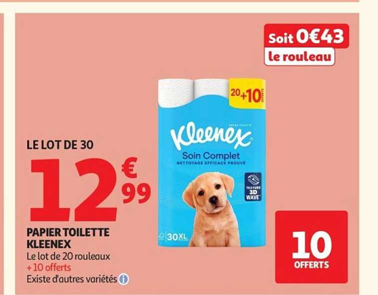 PAPIER TOILETTE KLEENEX