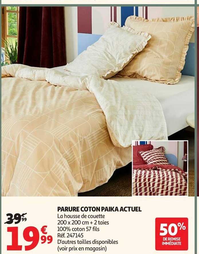 PARURE COTON PAIKA ACTUEL