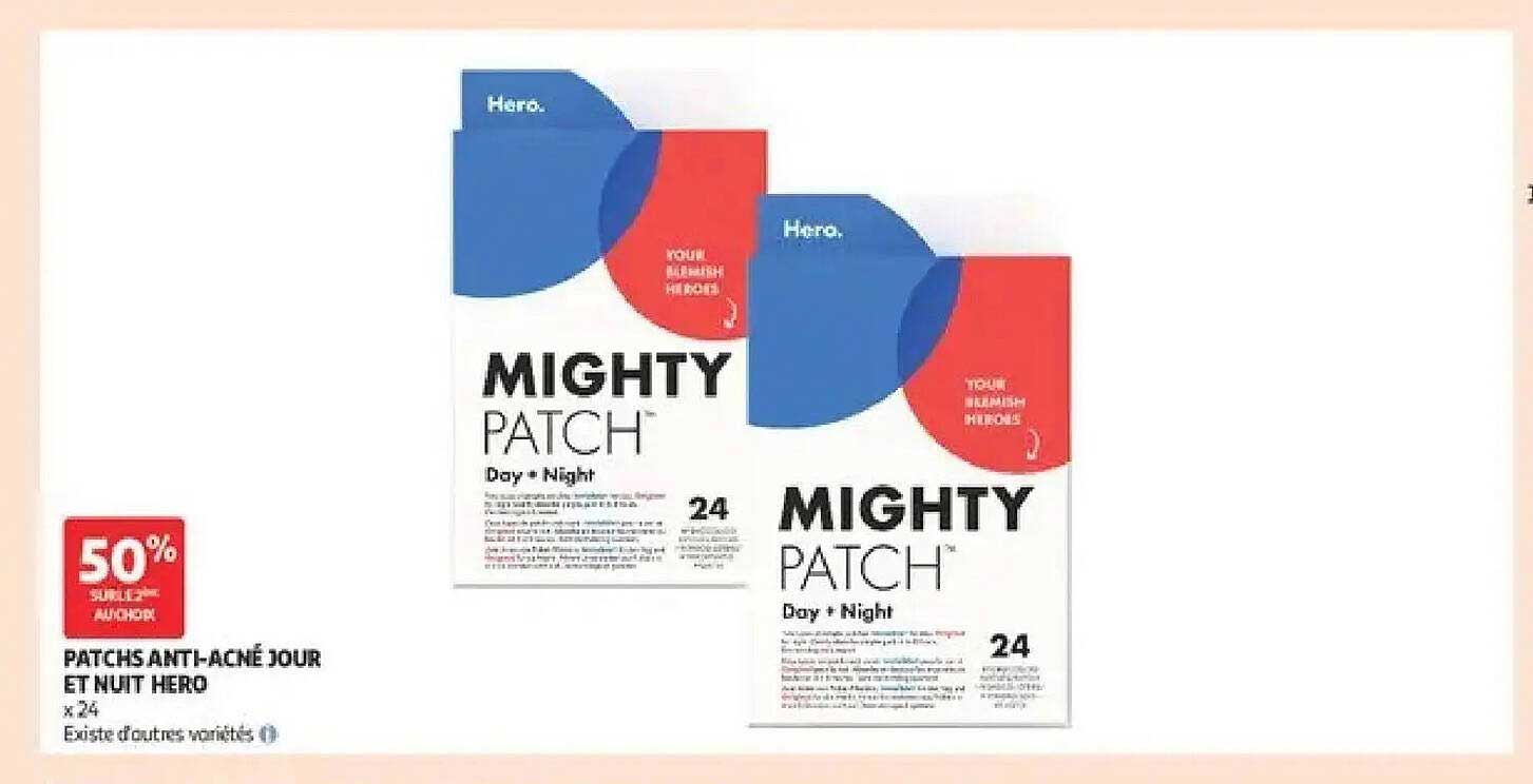 PATCHS ANTI-ACNÉ JOUR ET NUIT HERO