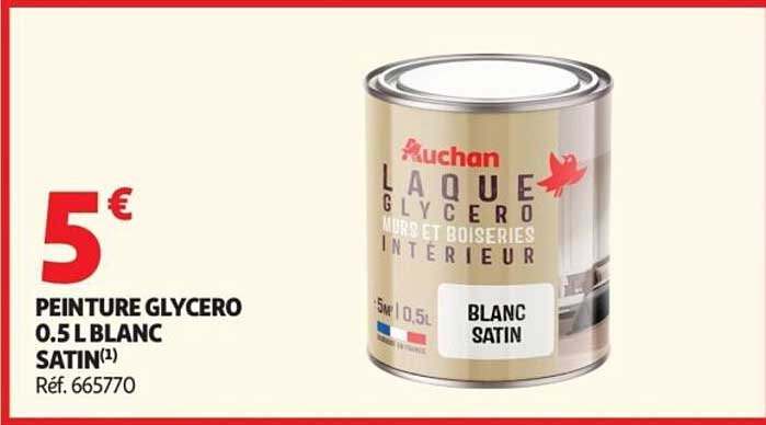 PEINTURE GLYCERO 0.5 L BLANC SATIN(1)