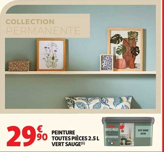 PEINTURE TOUTES PIÈCES 2.5 L VERT SAUGE(1)