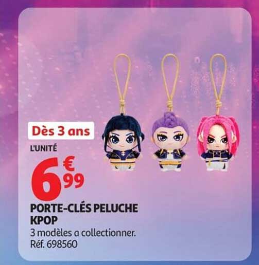 PORTE-CLÉS PELUCHE KPOP