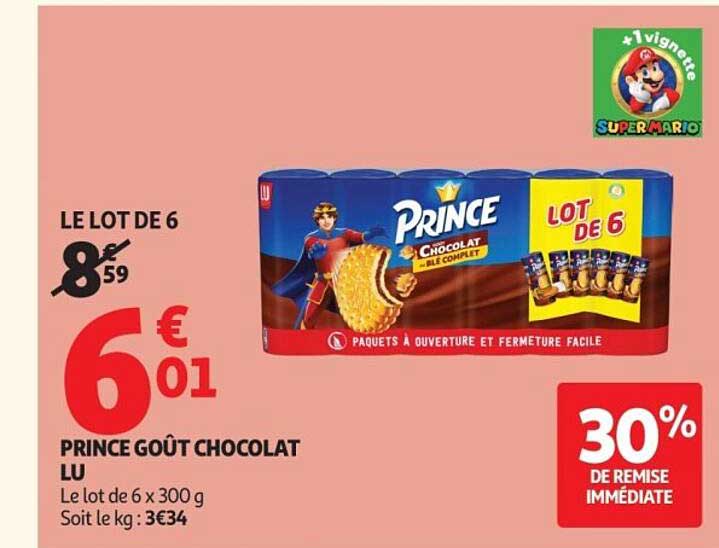 PRINCE GOÛT CHOCOLAT LU