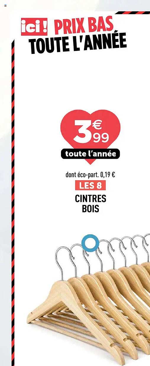 PRIX BAS TOUTE L'ANNÉE