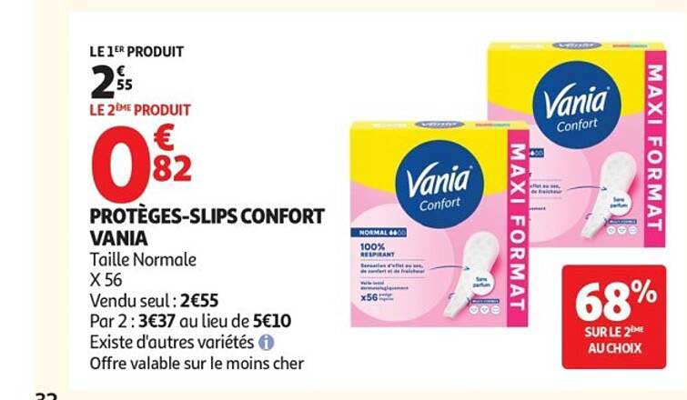 PROTÈGES-SLIPS CONFORT VANIA