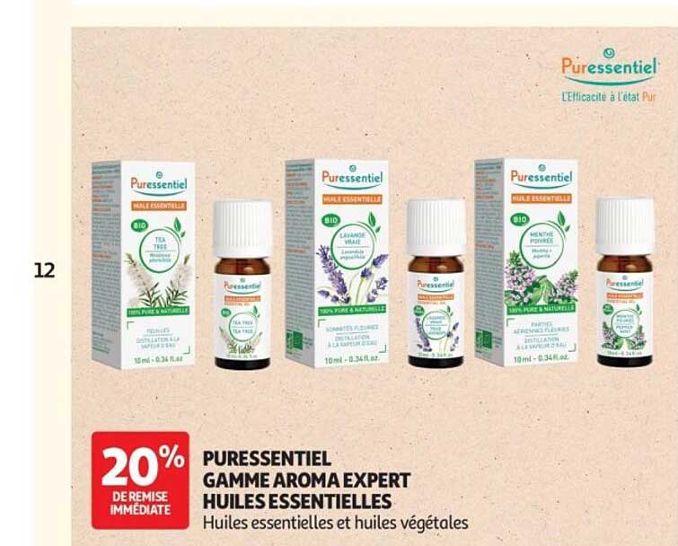 PURESSENTIEL GAMME AROMA EXPERT HUILES ESSENTIELLES