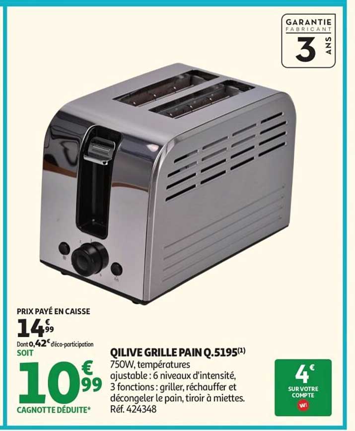 QILIVE GRILLE PAIN Q.5195(1)