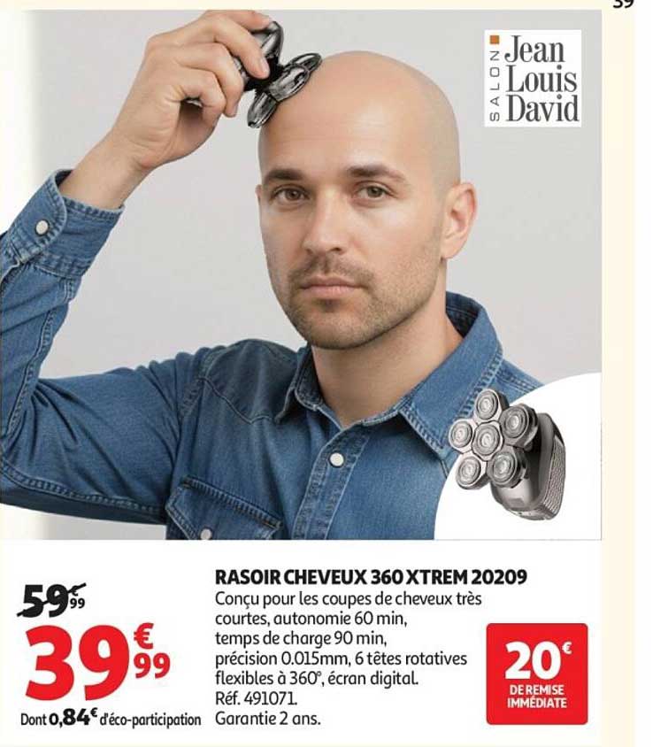 RASOIR CHEVEUX 360 XTREM 20209