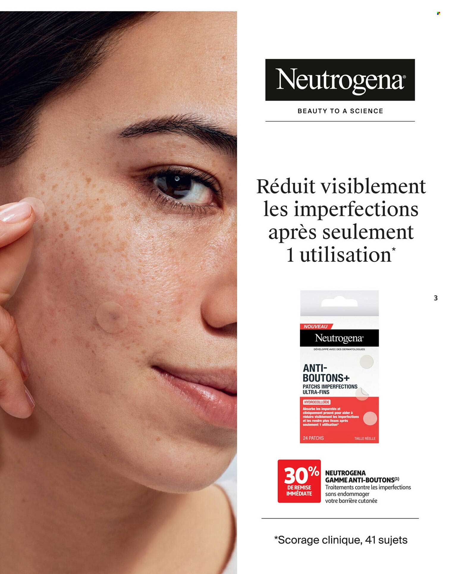 Réduit visiblement les imperfections après seulement 1 utilisation*